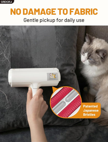 Eco-Friendly Pet Hair Removal Tool: Reusable Lint Roller for Efficient Removal of Dog and Cat Hair from Furniture, Bedding, Cars, and Rugs in Multi-Pet Homes